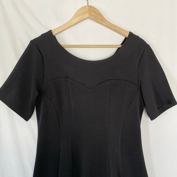 NWT Lookbook Store Dress Special Occasion Knee Length A Line Black Size 0 Medium - Picture 2 of 8